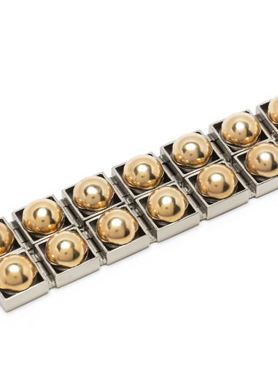 Shop Ports 1961 Chunky Chain-link Bracelet In Gold