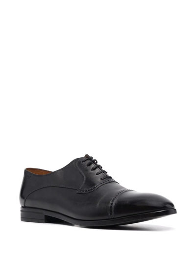 Shop Bally Brogue-detailed Lace-up Shoes In Black