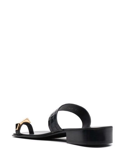 Shop Giuseppe Zanotti Bardack Strappy Sandals In Black