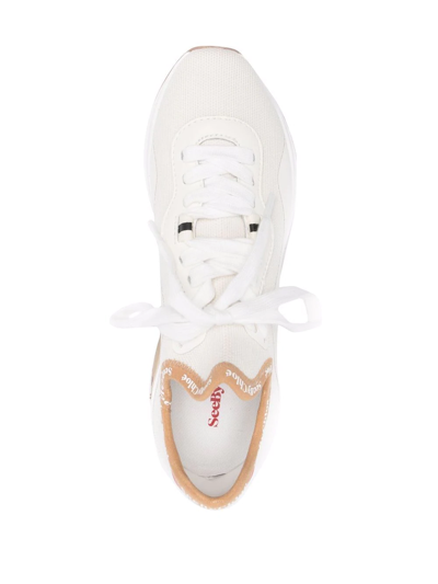 Shop See By Chloé Brett Low-top Sneakers In White