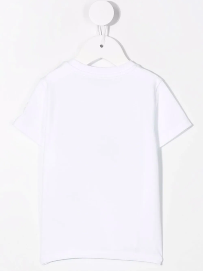 Shop Moncler Logo-print T-shirt In White