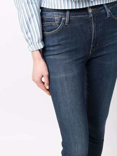 Citizens Of Humanity Skyla Mid Rise Cigarette Pant In Evermore In Blue
