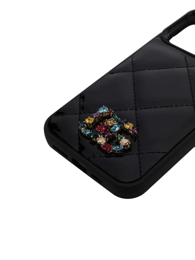 Shop Dolce & Gabbana Logo Iphone 13 Pro Case In Black