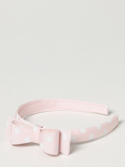 Shop Monnalisa Headband With Bow In Pink