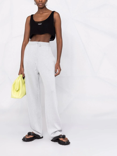 Prada Straight-leg Track Pants In Grey