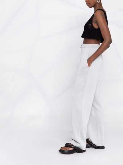 Prada Straight-leg Track Pants In Grey