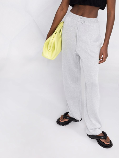 Shop Prada Straight-leg Track Pants In Grey