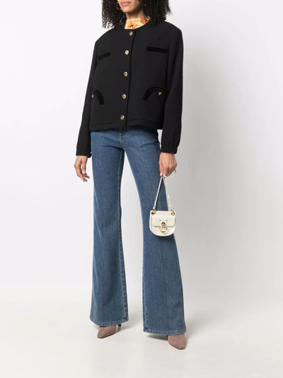 Shop Blazé Milano Missy Tweed Jacket In Schwarz