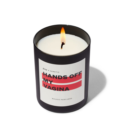 Shop Goop X Heretic Hands Off My Vagina Candle In White
