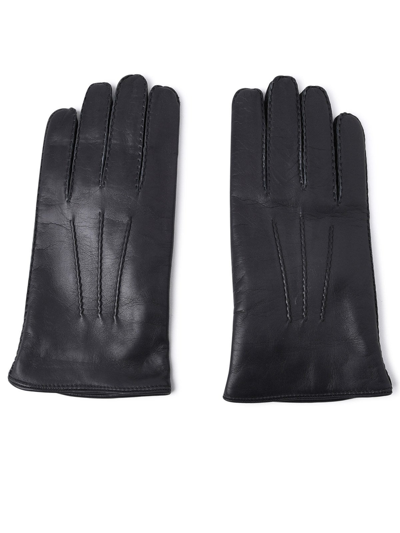 Shop Sofia Gants Grey Lambskin Gloves