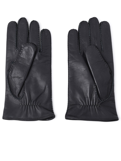 Shop Sofia Gants Grey Lambskin Gloves