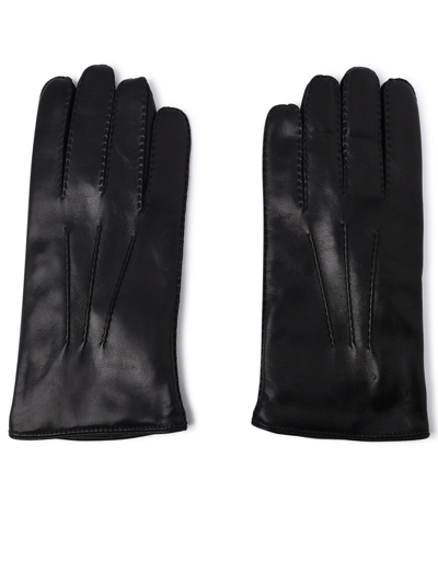 Shop Sofia Gants Black Lambskin Gloves