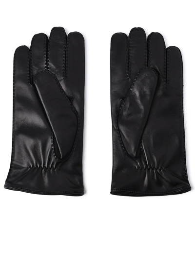 Shop Sofia Gants Black Lambskin Gloves