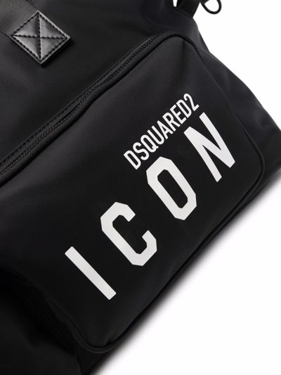 Shop Dsquared2 Logo-print Holdall Bag In Schwarz