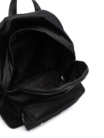 Dsquared2 Be Icon Black Backpack In Schwarz