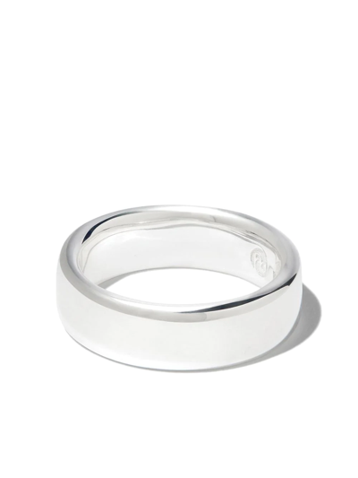 Shop All Blues Tire Polished-finish Ring In Silver