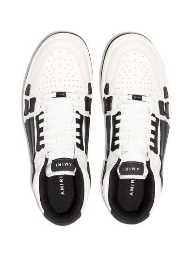 Shop Amiri Skel Top Low-top Sneakers In White