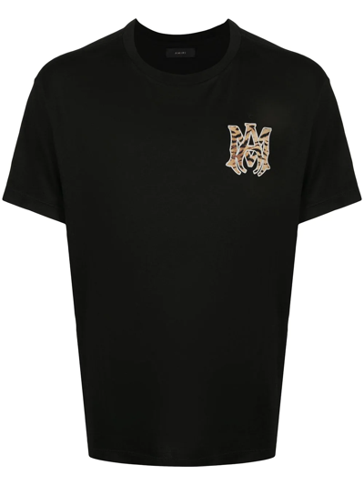 Shop Amiri Chinese New Year Logo T-shirt In Schwarz