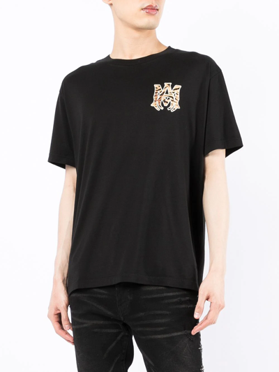 Shop Amiri Chinese New Year Logo T-shirt In Schwarz