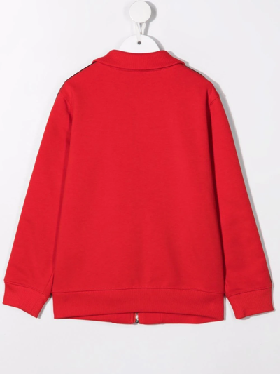 Givenchy Side Stripe Track Jacket In Red