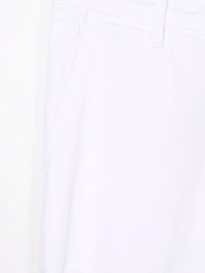 Shop Fay Slim-fit Chinos In White