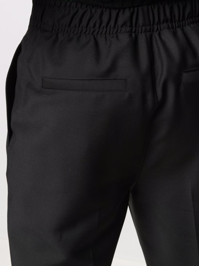 Shop Givenchy Wool Trousers In Black