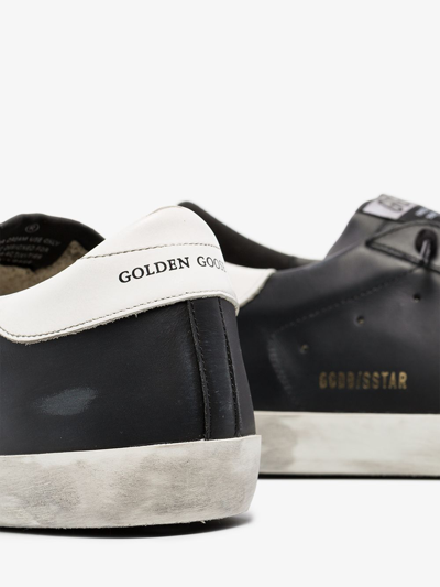 Shop Golden Goose Super-star Leather Sneakers
