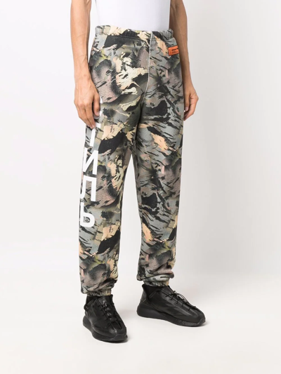 Heron Preston Graphic Camouflage Sweatpants In Green