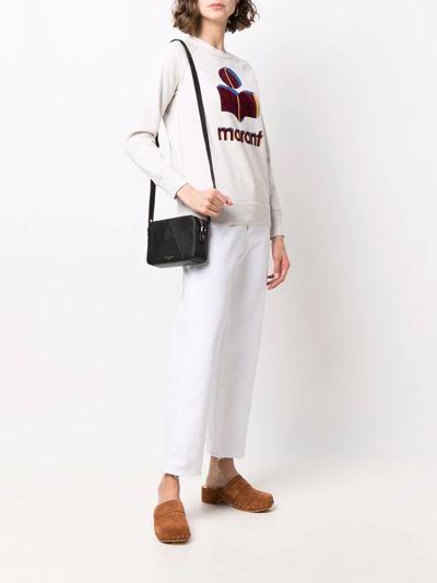 Aspinal Of London A Embroidered-logo Camera Bag In Black