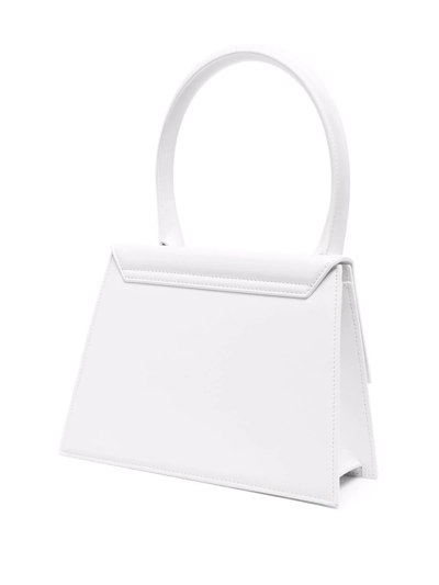 Jacquemus Le Grand Chiquito Leather Handbag In White