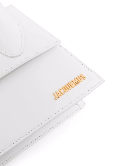 Jacquemus Le Grand Chiquito Leather Handbag In White