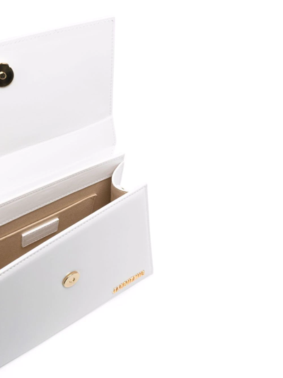 Jacquemus Le Grand Chiquito Leather Handbag In White