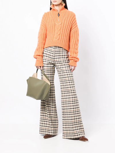Ree Projects Medium Ann Tote Bag In Green