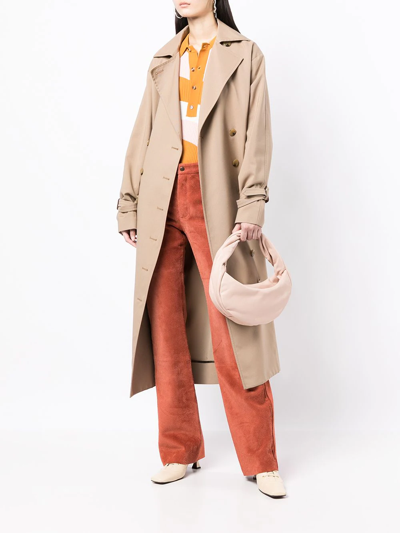 Ree Projects Mini Wyn Ruched Bag In Nude Nude
