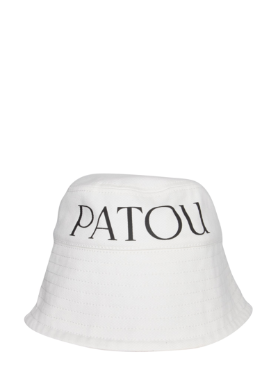 Shop Patou Bucket Hat In White