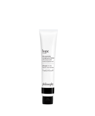 Shop Philosophy Hope In A Jar Skin-resurrection Overnight Power Hydrator With Myramaze Plant & Enhanced Hyaluronic A In No Color