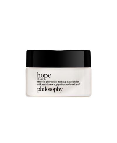 Shop Philosophy Hope In A Jar Smooth-glow Multi-tasking Moisturizer With Pro-vitamin P, Glycolic & Hyaluronic Acids, In No Color