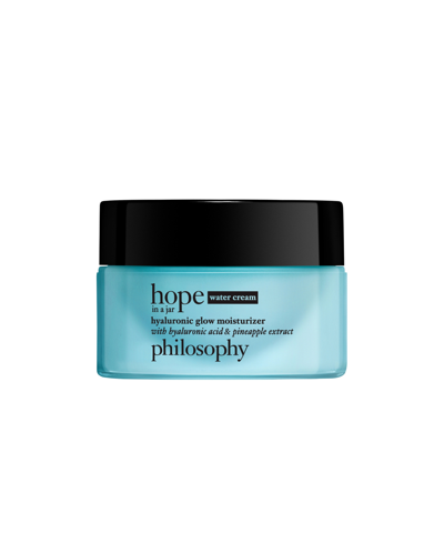 Shop Philosophy Hope In A Jar Hyaluronic Glow Moisturizer With Hyaluronic Acid & Pineapple Extract, 0.5-oz. In No Color