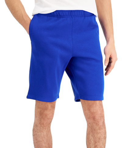 Shop Ideology Men's Fleece Shorts, Created For Macy's In Deep Cobalt