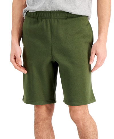 Shop Ideology Men's Fleece Shorts, Created For Macy's In Native Green