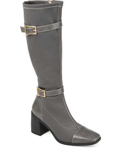 Shop Journee Collection Women's Gaibree Boots In Gray