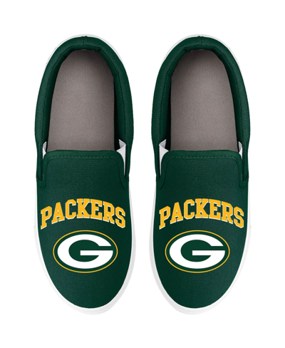 Shop Foco Women's  Green Bay Packers Big Logo Slip-on Sneakers