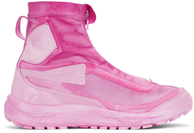 Shop 11 By Boris Bidjan Saberi Pink Salomon Edition Bamba2 High Gtx Sneakers In Pink Panthr