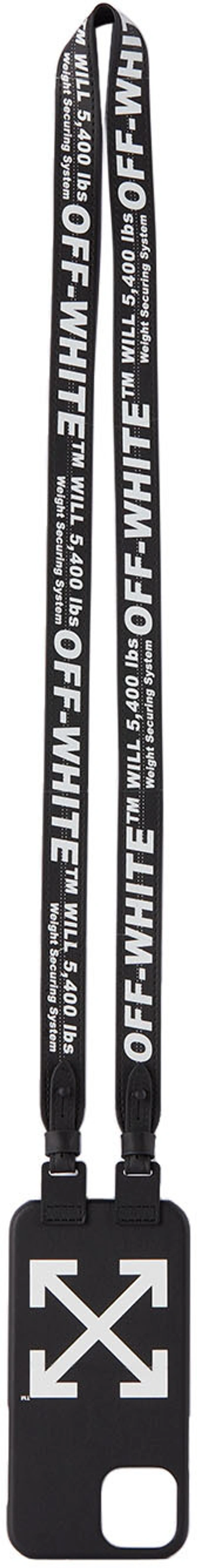 Off-white Black & White Necklace Iphone 12 Pro Max Case In Black White