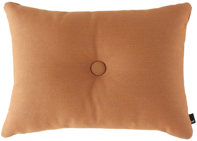 Shop Hay Tan Knit Dot Cushion In Caramel