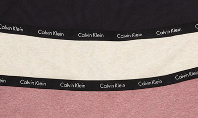 Shop Calvin Klein Ribbed Boyshorts In Utm Blk/oh/cab
