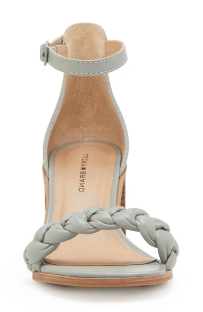 Shop Lucky Brand Sertini Ankle Strap Sandal In Light Seagrass