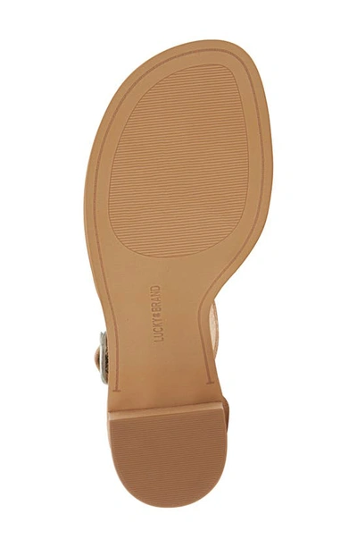 Shop Lucky Brand Sabeni Sandal In Dusty Sand