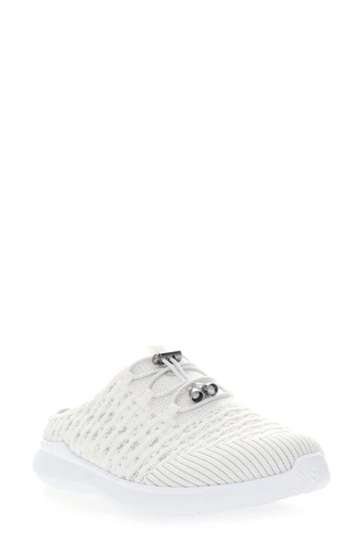 Shop Propét Travelbound Slide Sneaker In White Daisy
