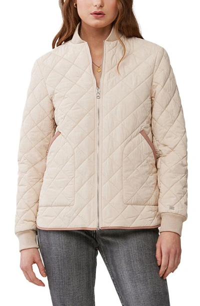 Shop Soia & Kyo Jodie Quilted Reversible Bomber Jacket In Sand-clay